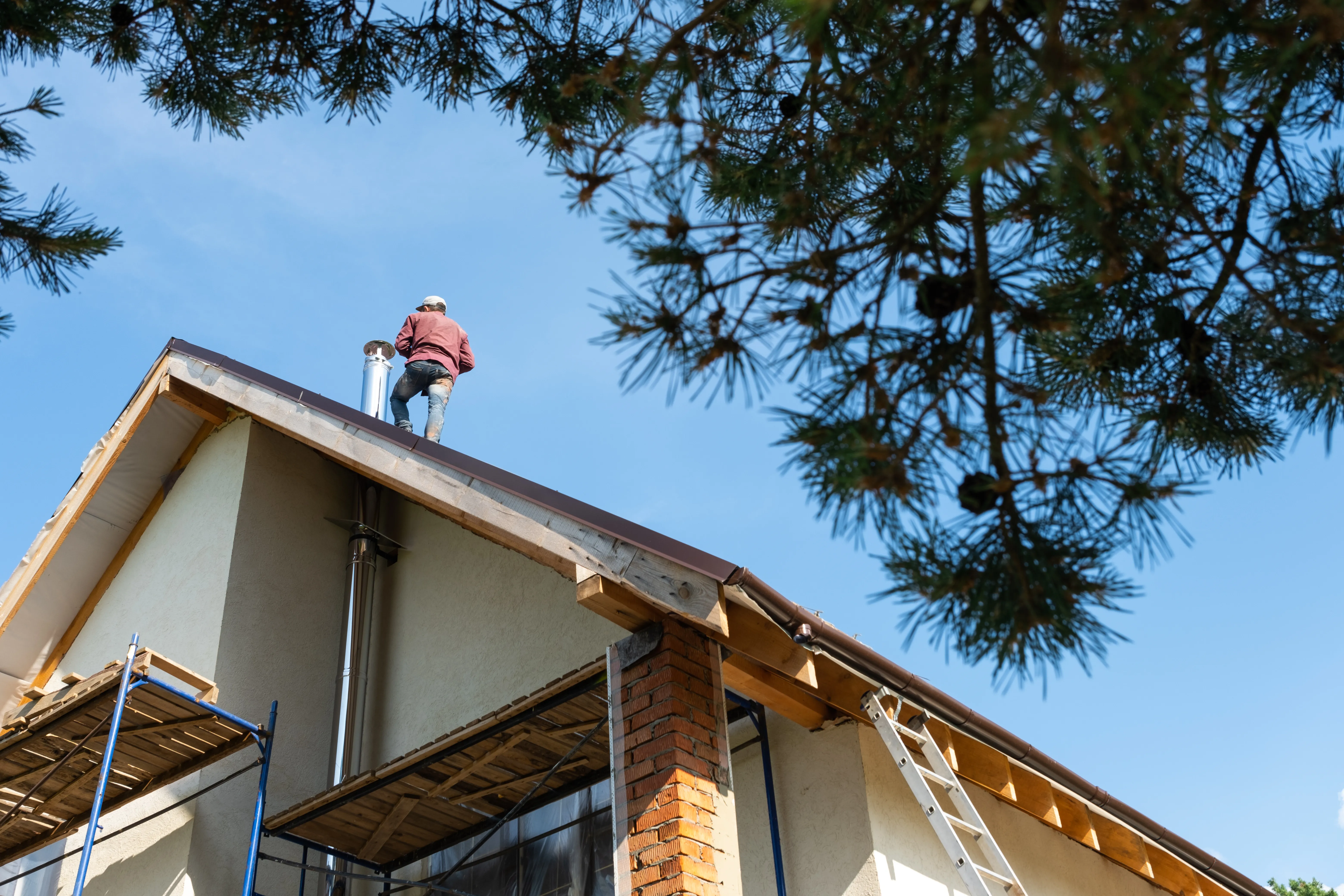 Chimney project Plymouth, MA — Future Roofing LLC