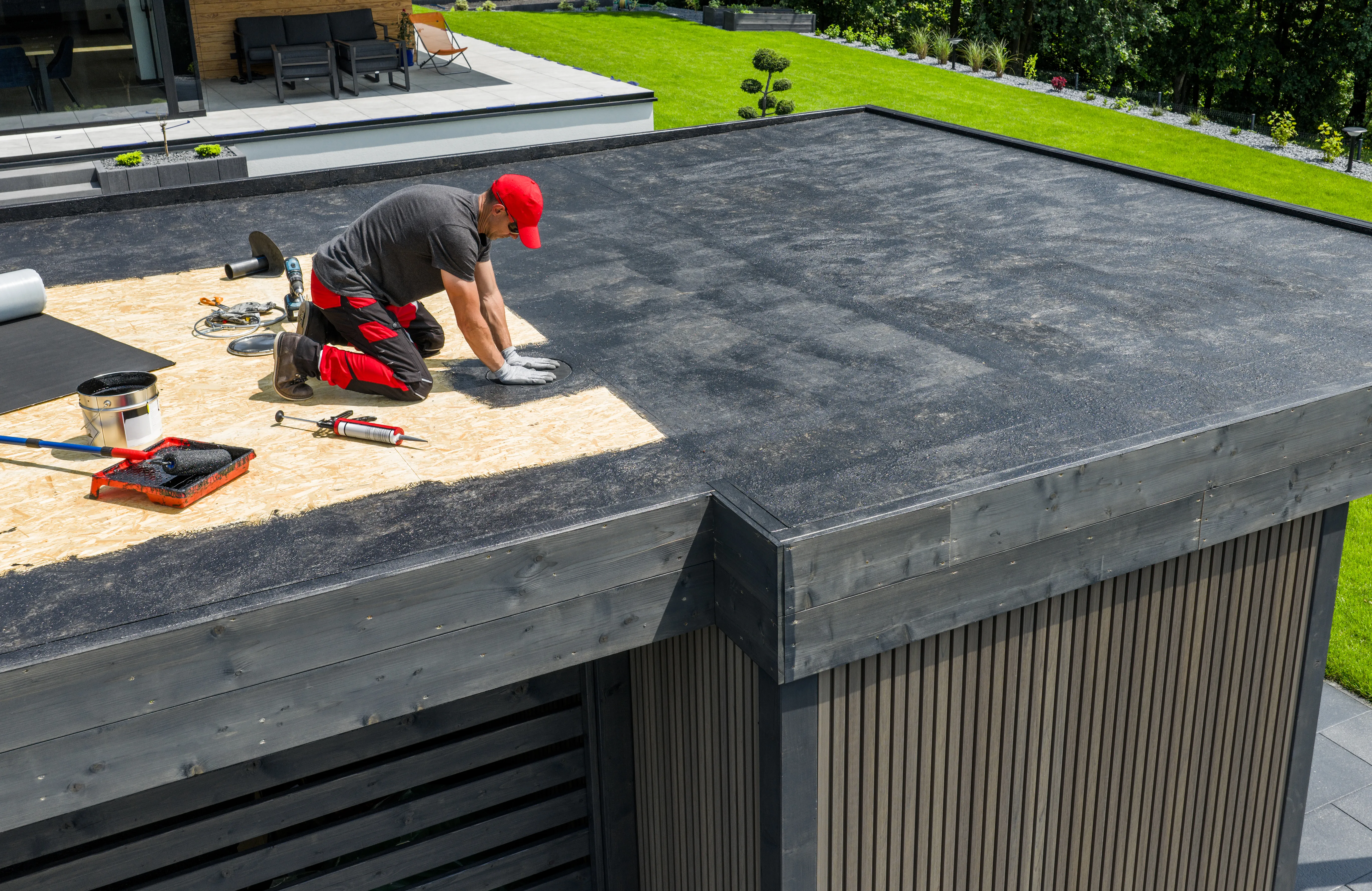 Flat Roof project Cape Cod, MA — Future Roofing LLC